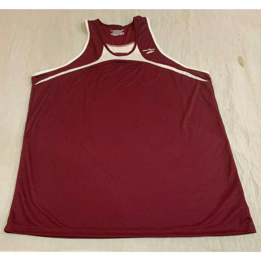 NWOT BROOKS EQUILIBRIUM MENS ATHLETIC RACERBACK SLEEVELESS SHIRT SIZE XL